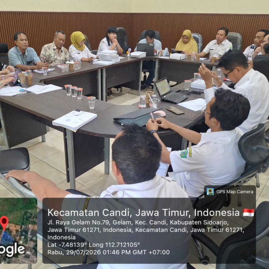 MONITORING & EVALUASI (MONEV) KEUANGAN REALISASI APBDes BLIGO SEMESTER 1 TA. 2026 OLEH KEC. CANDI